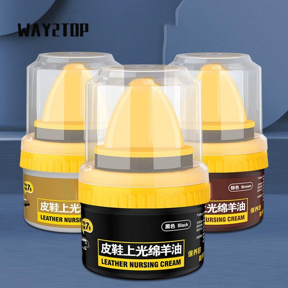 WAY2TOP Da Sửa Chữa Kem, Da Bảo Vệ Protein Giày Điều Dưỡng Da Sạch Hơn, Giảm Nứt Khô Ba Lanolin Làm 