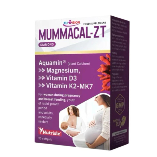 Mummacal - ZT Diamond bổ sung canxi và VitaminD cho phụ nữ có thai và cho con bú,giảm nguy cơ loãng 