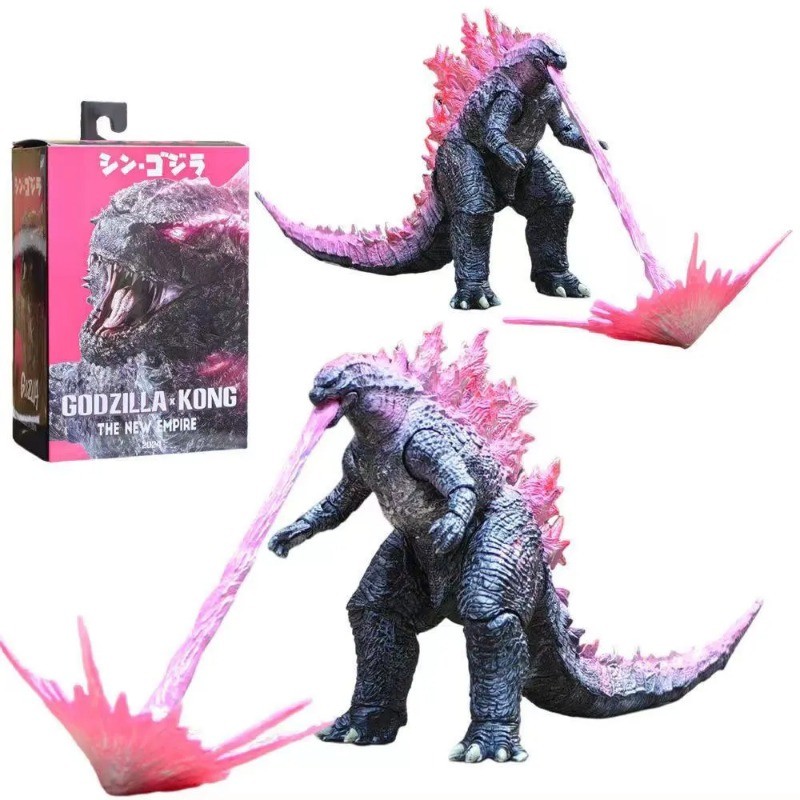 Hàng sẵn có Mới 2024 Godzilla Movie Godzilla vs King Kong Empire Rise Godzilla Dinosaur 23cm Di Chuy