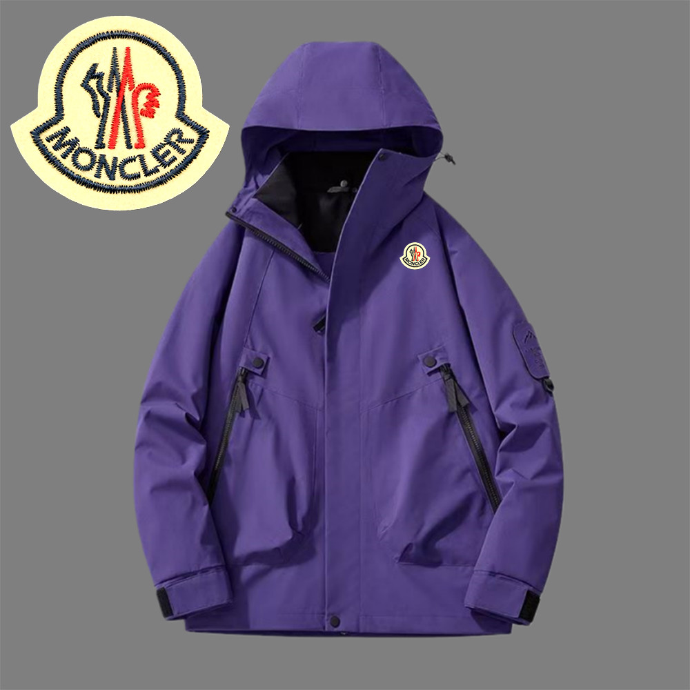 Áo khoác Moncler/Mengkou thu đông 2025 chống gió, chất liệu cotton dày ấm áp