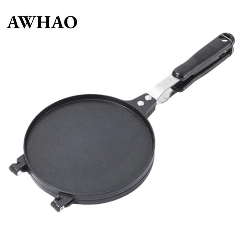 Máy làm bánh quế Hợp kim nhôm Hình nón giòn Máy cuộn trứng Sandwich Pancake Crepe Press Nonstick DIY Baking Tool Thích hợp cho nhà bếp gia đình Nhà hàng