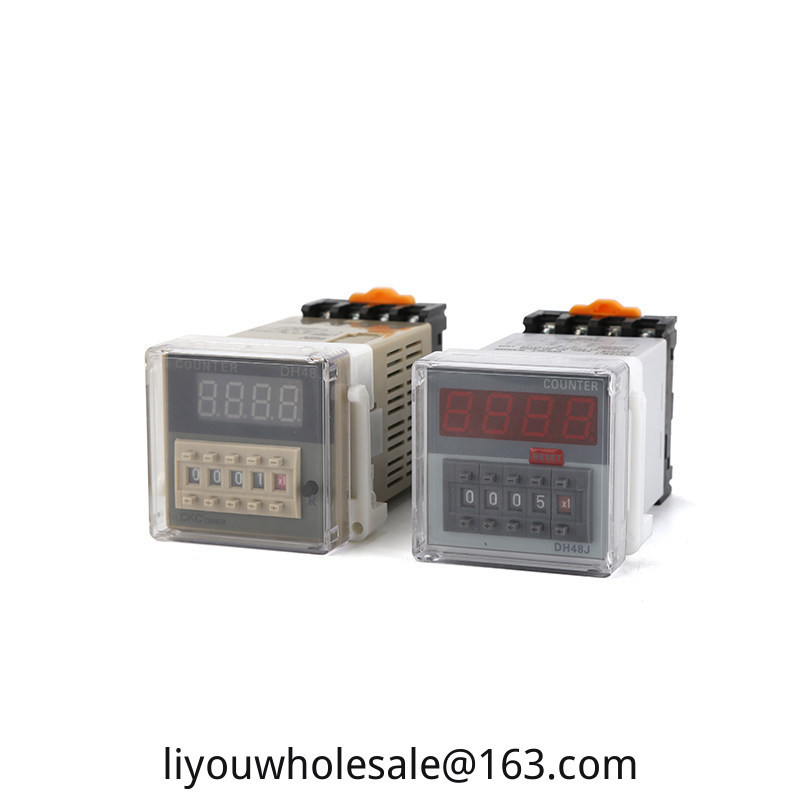 Màn hình kỹ thuật số Bộ đếm điện tử DH48J-11A 8 8A Series Cảm biến đếm công tắc Đếm với bộ nhớ mất đ