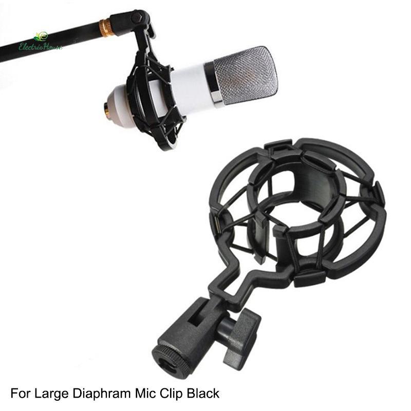 [Nhà Điện] Micrô ngưng tụ chuyên nghiệp đa năng Mic Shock Mount Giá đỡ ghi âm phòng thu cho Mic Clip