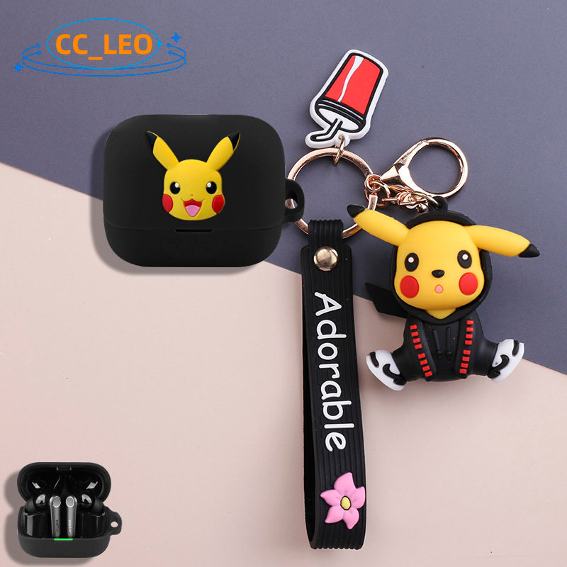 for EarFun Air Pro 4+ Case EarFun Air Pro 4 Plus Silicone Soft Case Cartoon Pokémon Pikachu Cute Luf