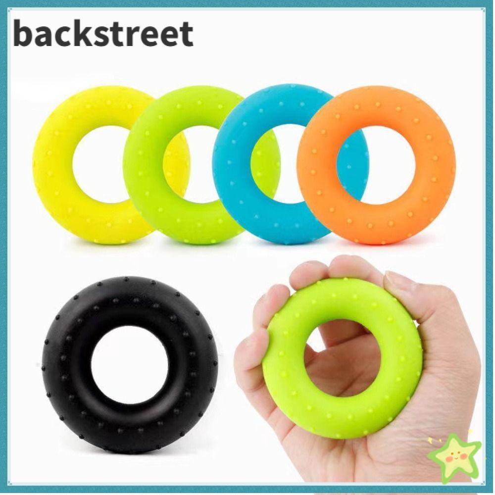 Cáng ngón tay BACKSTRETDV, Máy tập ngón tay 5 màu 40LBS, Máy tập thể thao bằng silicon 7 cm
