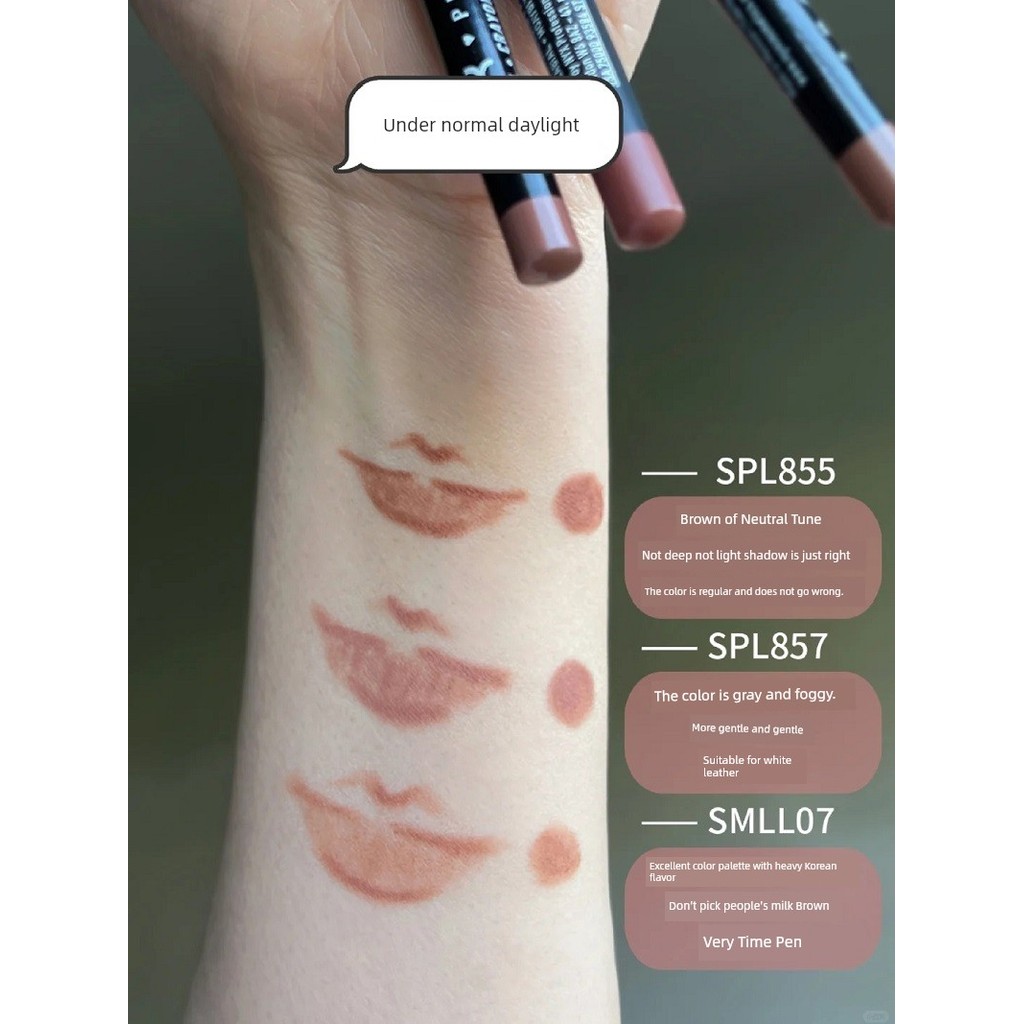 NYX Lip Liner Matte Lipstick Lasting nyx Châu Âu Mỹ Khỏa Thân Môi Pencil 810 tự nhiên 828 857