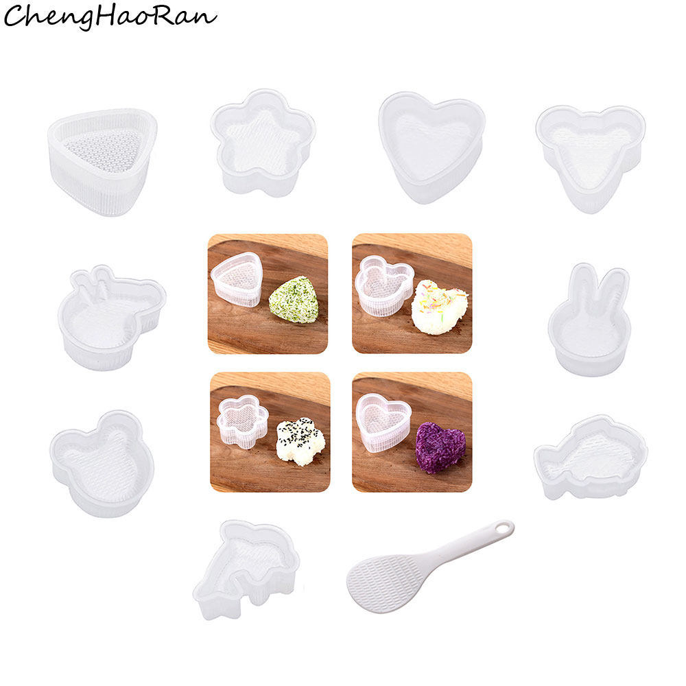 khuôn cơm nắm khuôn làm cơm nắm Khuôn làm sushi cơm nắm Nhật Bản, dụng cụ làm sushi, hộp cơm trẻ em,