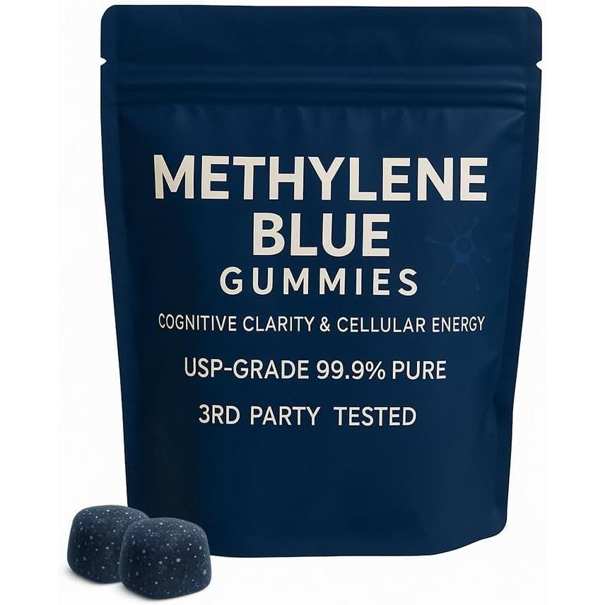 Methylene Blue Gummies, để hỗ trợ nhận thức & tập trung tinh thần, làm sạch 5mg Methylene Blue Per G