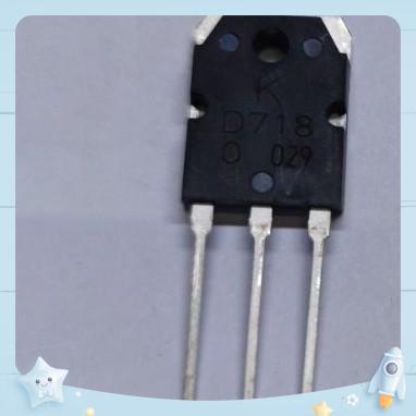 sò 3 chân D718-Sò Âm Thanh D718 TO-247 TRANS NPN 8A 120V Hàng Mới Tiện Lợi