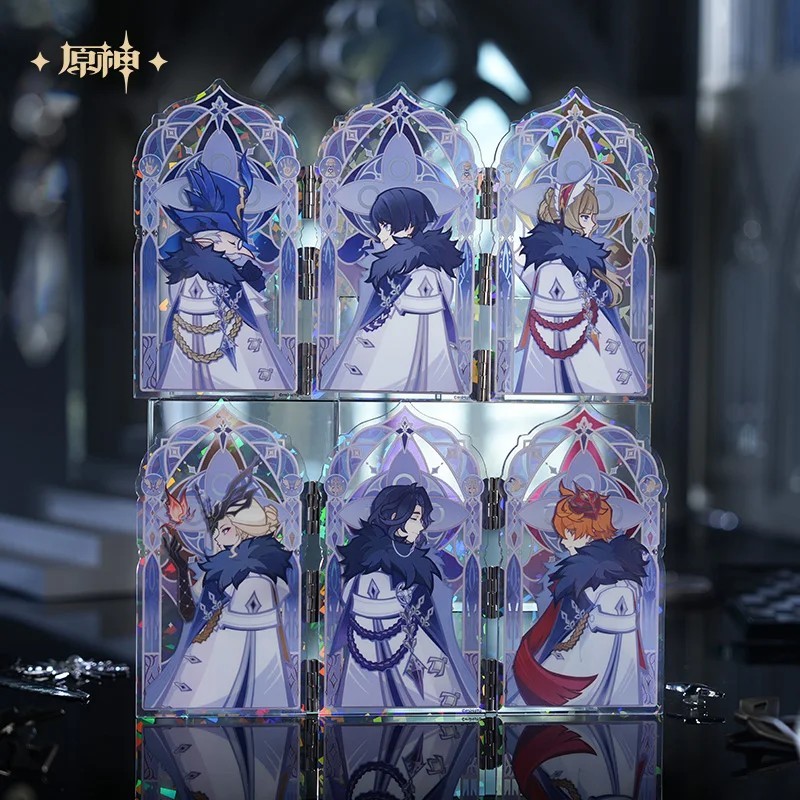 Standee Genshin Impact mô hình Acrylic Fatui Harbinger Dottore Wanderer Capitano Childe chính hãng m