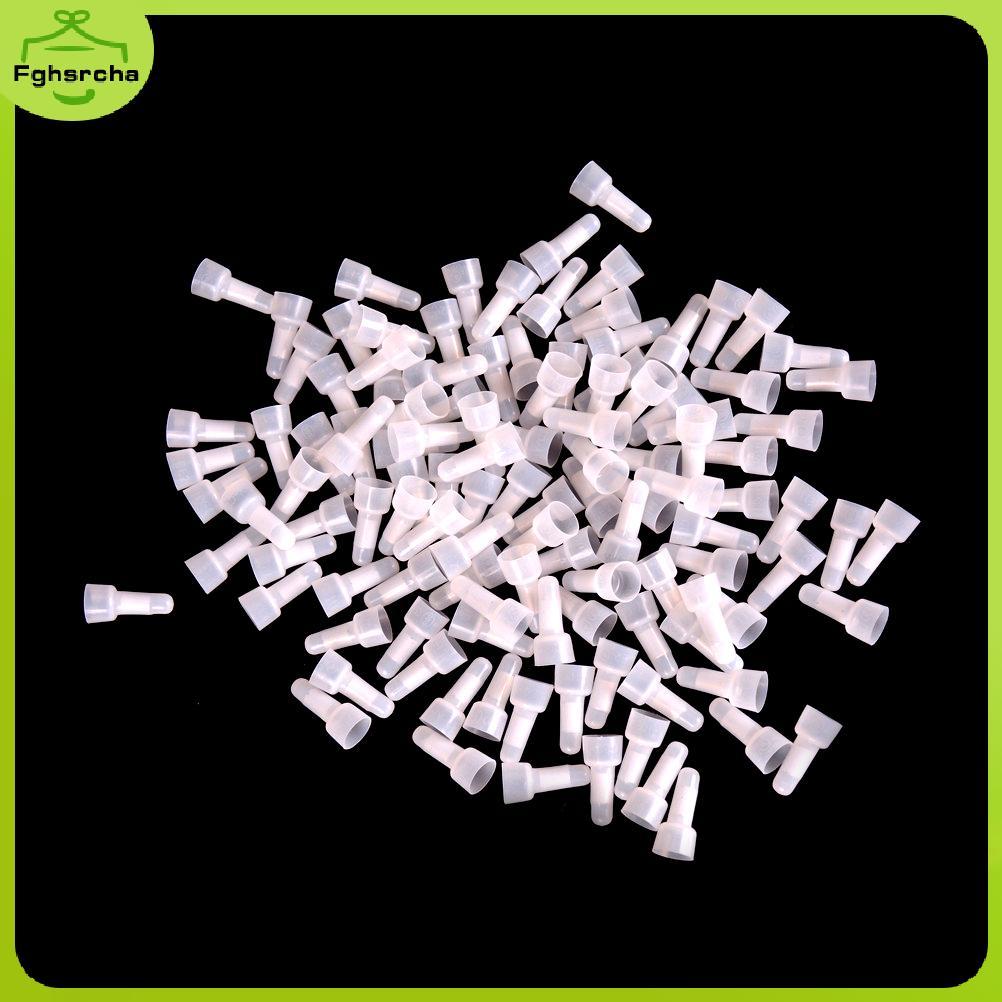 100 Chiếc Đóng Nắp Uốn Dây Điện Thiết Bị Đầu Cuối Nắp Kết Nối AWG 16-14