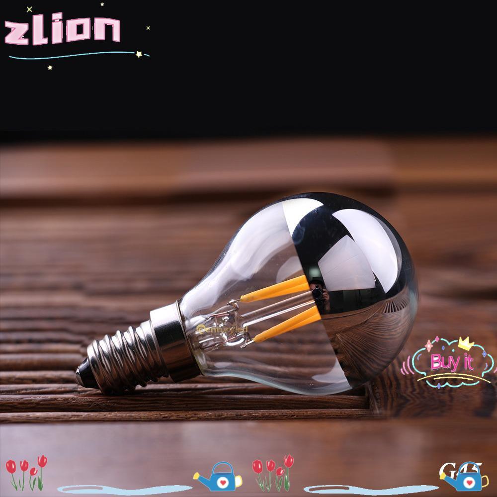 Bóng đèn pha lê ZLION, Bóng đèn LED E12 / E14 / E26 / E27 màu trắng ấm, Bóng đèn nến bán mạ nến 2200