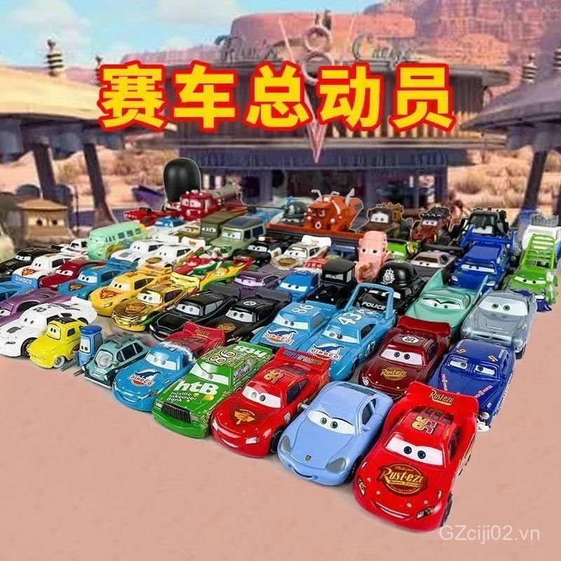 Câu Chuyện Đua Xe Đồ Chơi Trẻ Em Xe Kết Hợp Chú McQueen McQueen Xe Vua Luba Cảnh Sát Trưởng Dieya BB