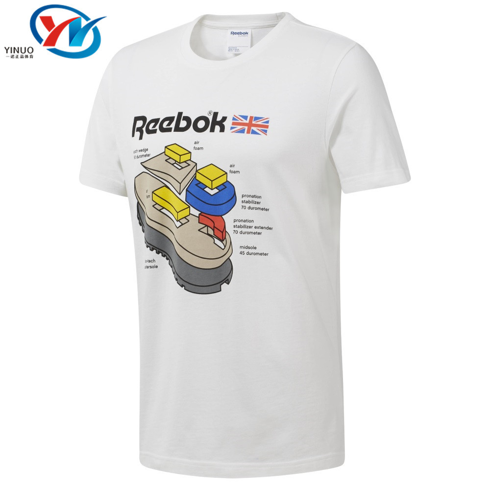 Áo thun nam Reebok Sport Training street style, 100% cotton chất lượng cao