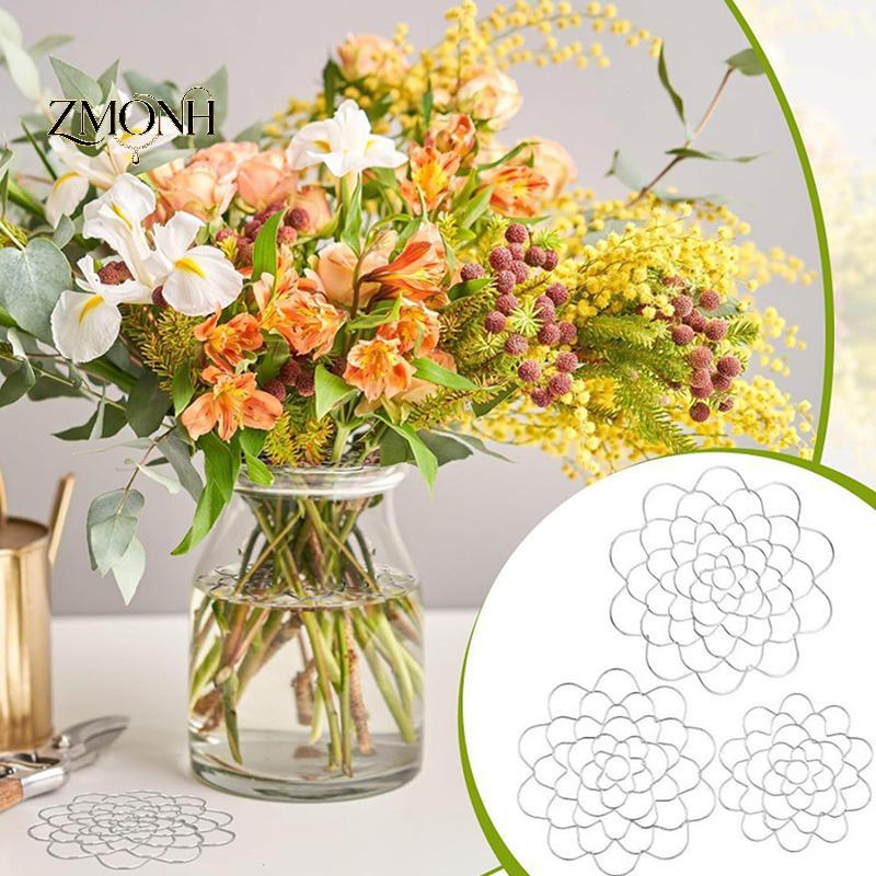 ZMONH Xoắn Ốc Ikebana Thân Giá Đỡ Xoắn Ốc Ikebana Thân Giá Đỡ Cho Bình Hoa Sắp Xếp Xoắn Ốc Thân Giá 