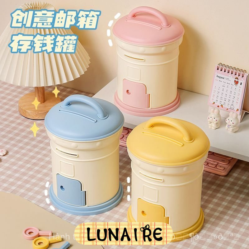 Đề xuất Thư thì thầm Tin nhắn Hộp thư Cô gái có giá trị cao Heo đất Có sẵn Dung tích lớn Bé gái Bé t
