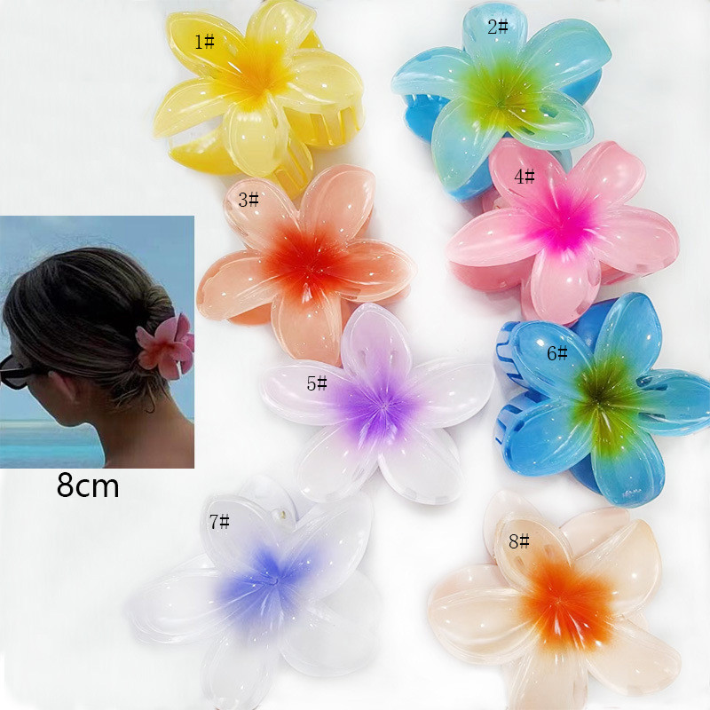 Ngày Biển Ảnh Hoa Lấy Kẹp Đầu Đĩa Cá Mập Kẹp Frangipani