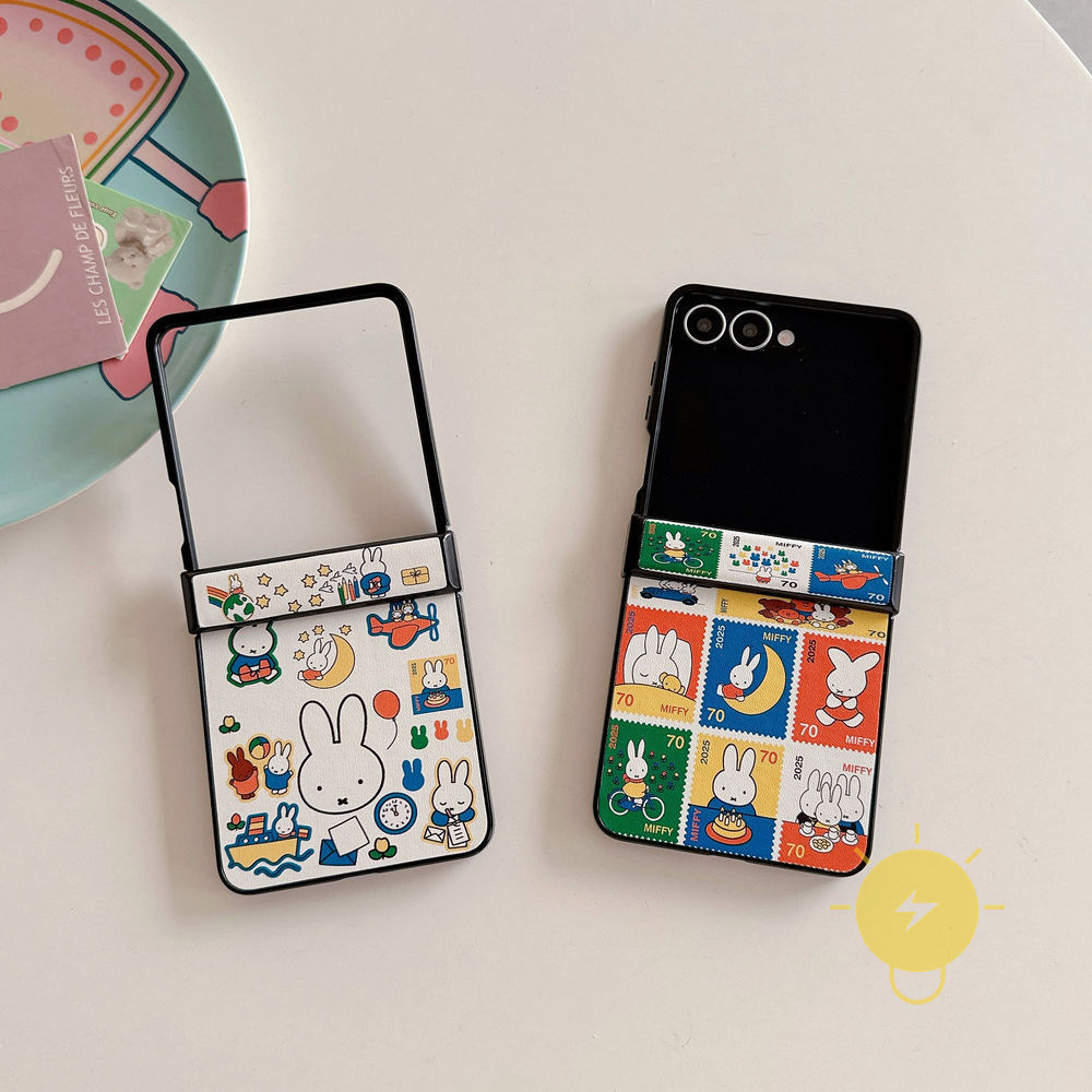 Phone Case For SAMSUNG Galaxy Z Flip 7 / Z Flip 6 / Z Flip 5  TPU Aesthetic Korean Cute