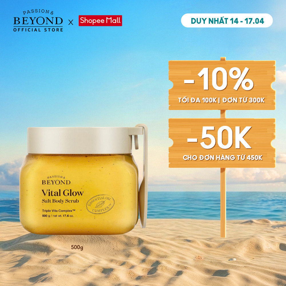 [Beyond Offical Store] Tẩy tế bào giúp làm sáng da Beyond Vital Glow Body Scrub 500g