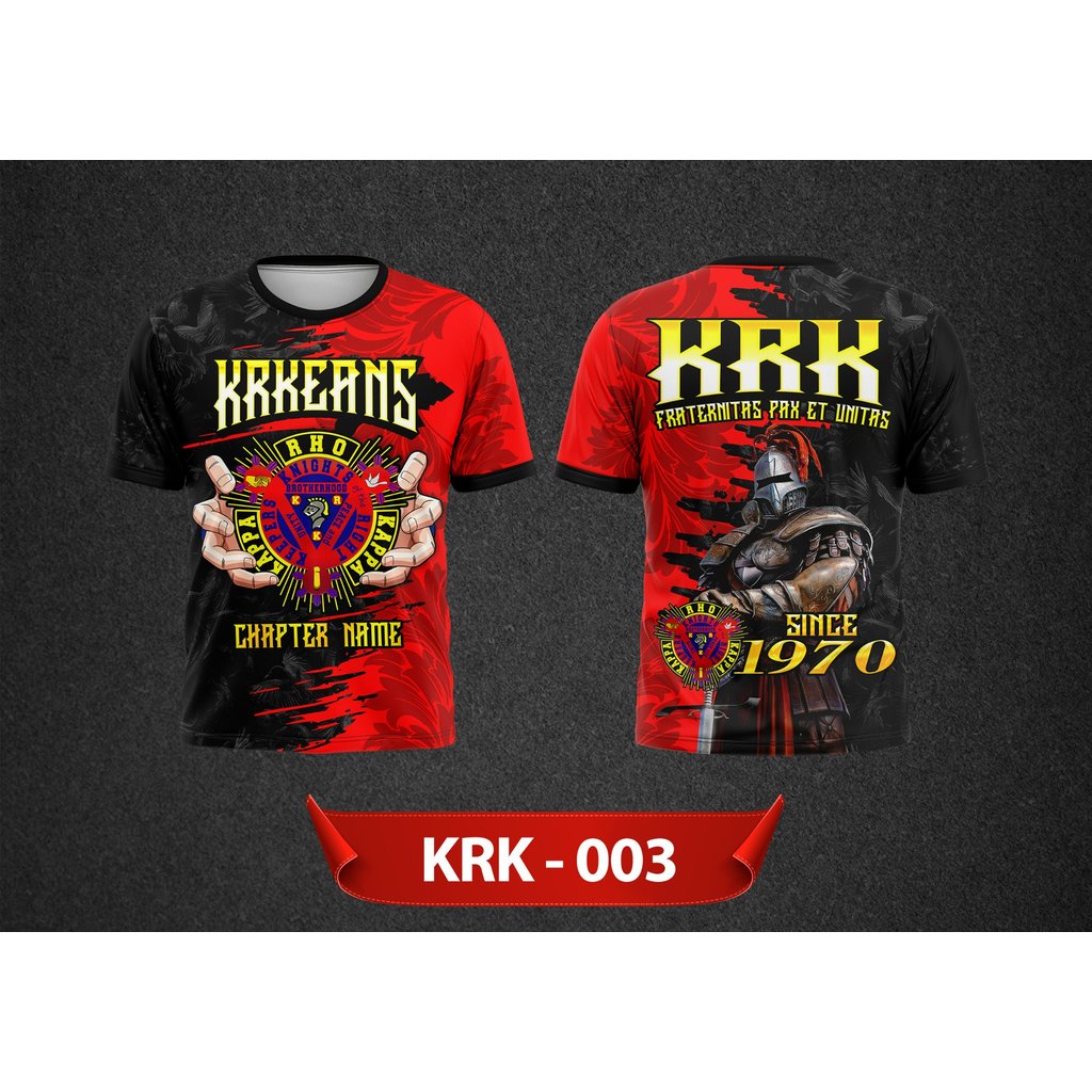 KRKEANS 1970 TÊN CHUỖI TÙY CHỈNH 3D KRK ÁO THUN ĐẦY ĐỦ