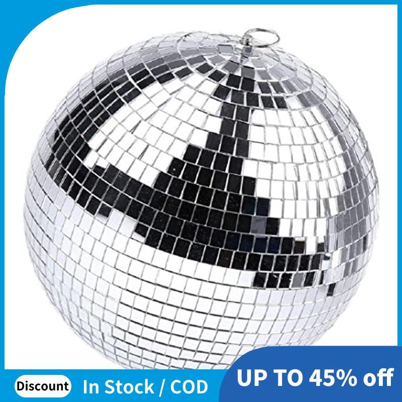 Gương bạc Disco Ball Mirror Disco Ball Treo Disco Ball Mirror Disco Ball có vòng treo cho bữa tiệc h