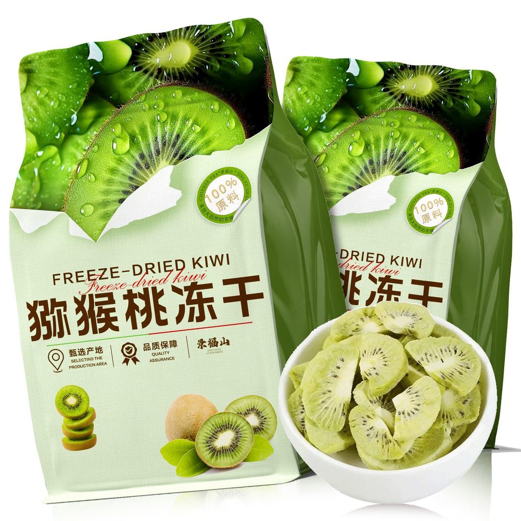 Jingfu Mountain Freeze-Dried Kiwi Fruit Freeze-Dried Kiwi Khô Văn Phòng Influencer Đồ Ăn Nhẹ Thay Th
