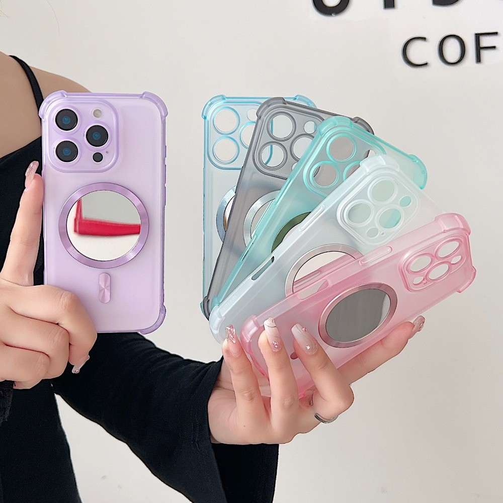 Ốp Điện Thoại Gương Trang Điểm Từ Tính Chống Sốc Cho Redmi K70E K60 K50 K40 Pro K80 K50 K60 Ultra 14