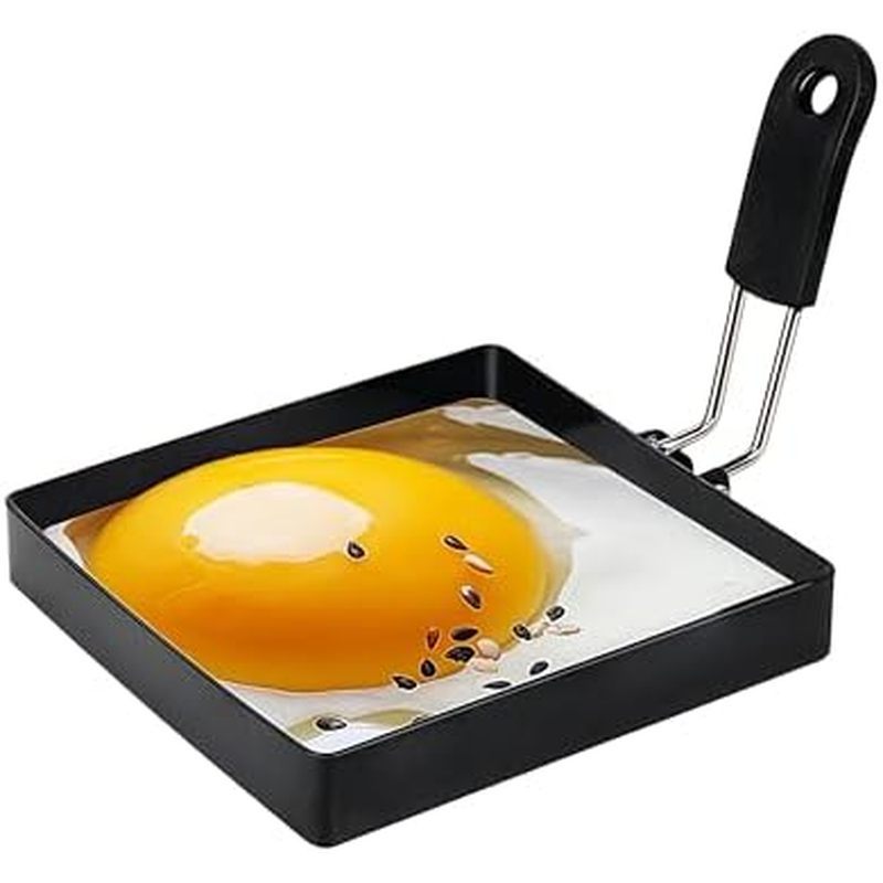 Egg Rings for Frying Eggs, 3.5" Round Egg Cooking Stainless Steel, for English Muffins Pancake, with