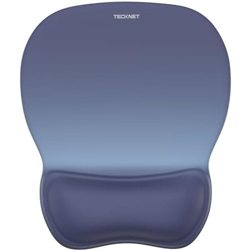 TECKNET Gel Mouse Pad with Wrist Rest, Ergonomic Office Mousepad with Wrist Support - Non-Slip & Smo