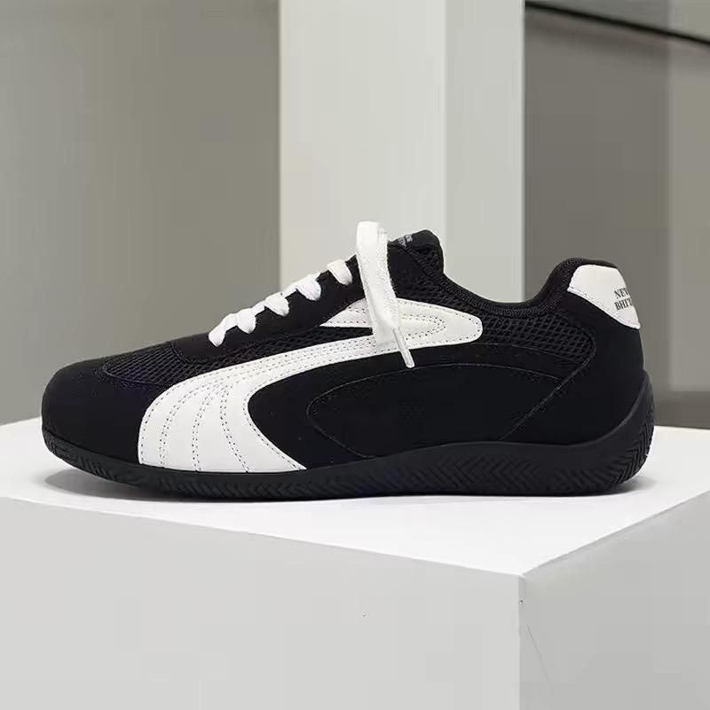 REVIEW GIÀY ĐẸP Giày Thể Thao Nữ Đế Thấp Nhẹ Nhàng Mềm Dẻo Phong Cách Màu Đen Trắng Đỏ - Sneaker