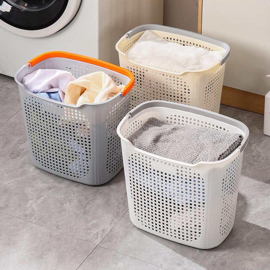 Set Giỏ Đựng Quần Áo 3 Màu 3 Size Cho Gia Đình, Combo Giỏ Nhựa Đựng Đồ Có Quai Xách Tiện Lợi Q480 | BigBuy360 - bigbuy360.vn