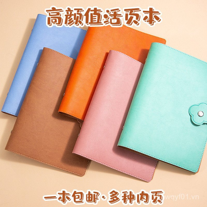 B5a5 Notebook Sub-Drawing Grid Notebook Có Thể Tháo Rời Rời Lá Rời Notebook Quà Tặng Notepad Phong C