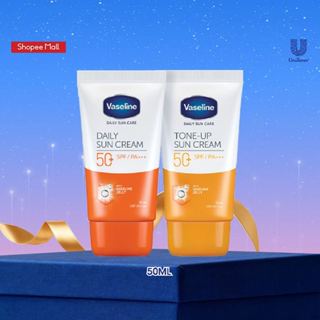  Kem chống nắng Vaseline 50ml  Tùy chọn loại Daily hoặc Tone-up  