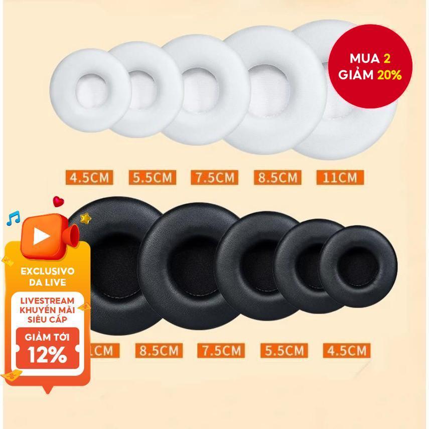 Miếng đệm tai bằng da PU 45-110mm cho tai nghe Sony AKG Sennheiser ATH Philips