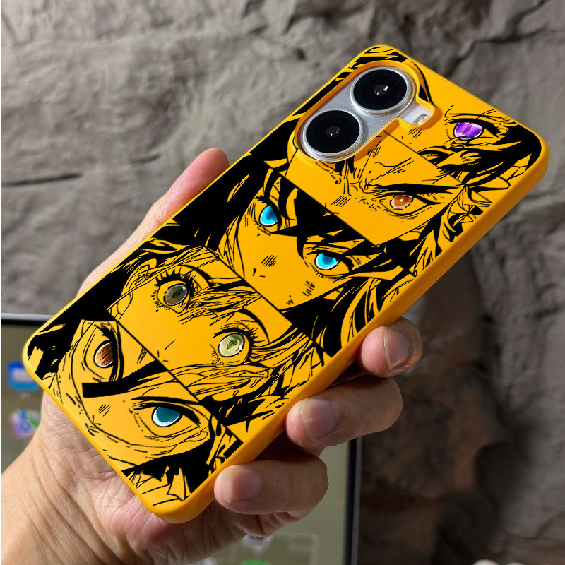 Ốp điện thoại mờ cứng DemonSlayer cho Redmi Turbo 4 Pro / 3 Note 15 Pro Note 14 Pro + Xiaomi 15T 14T