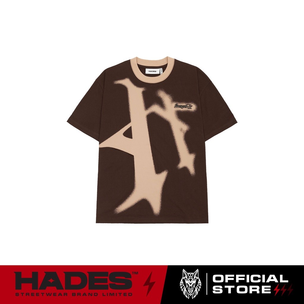 Áo thun Unisex Blur Brown Tee 100% Cotton - Thương hiệu Hades Chính hãng