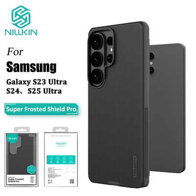 Ốp Điện Thoại Mờ Nillkin Cho Samsung S26 Ultra S25 Ultra S24/S23 S22 Ultra Ốp Lưng Kết Cấu Siêu Mỏng Chống Vân Tay Bảo Vệ