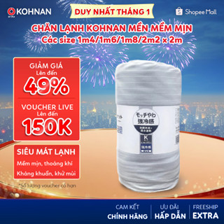  Chăn lạnh KOHNAN mền cho mùa hè mềm mịn siêu mát lạnh S Q K WK 