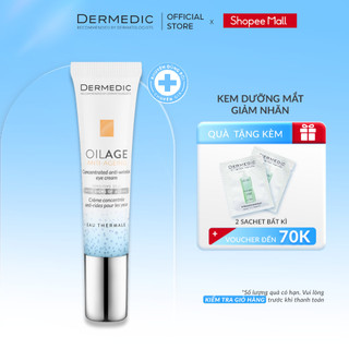  Kem Dưỡng Mắt Dermedic Giảm Nếp Nhăn Thâm Mắt Oilage Concentrated Anti-Wrinkle Eye Cream 15Ml 