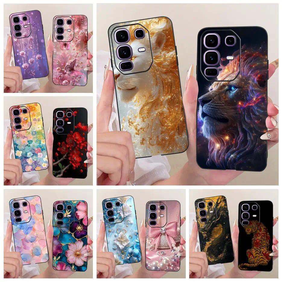 Dành Cho Infinix Note 50 Pro Plus X6856 Vỏ Sơn Thời Trang Sư Tử Dễ Thương Vỏ Điện Thoại TPU Mềm Cho 