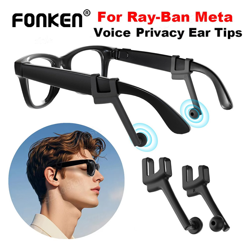 Ống dẫn hướng âm thanh Fonken tương thích với RayBan Meta, Oakley, và các phụ kiện kính thông minh k