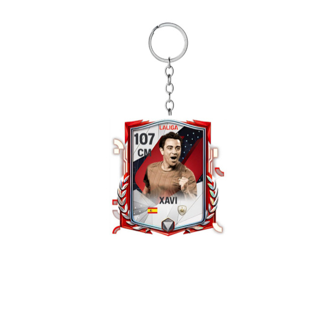 XAVI FC MOBILE CARD KEYCHAIN