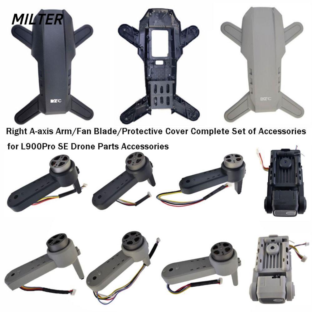 Máy tấm thu lưỡi MILTER, Quạt điều khiển từ xa L900 SE thay thế, Bộ phụ kiện hoàn chỉnh bằng nhựa