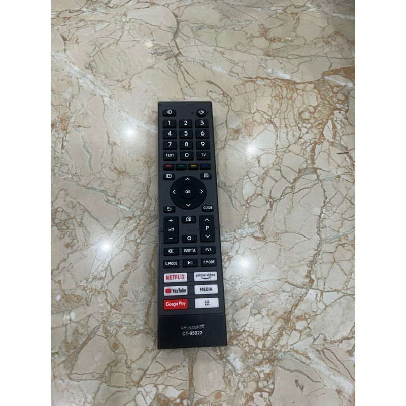 điều khiển tivi TOSHIBA CT-95022 nút YouTube
