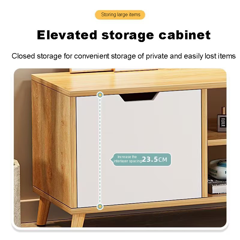 Kệ tivi gỗ kệ trang trí 2 ngăn phòng ngủ hiện đại MDF bền đẹp chống mối mọt tiết kiệm diện tích phòng khách | BigBuy360 - bigbuy360.vn