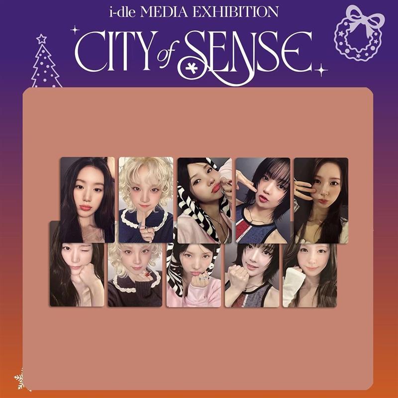 Triển lãm I-dle Photocard CITY of SENSE Thẻ nhập học toàn bộ GIDLE Song Yuqi Photocard i-dle Triển l