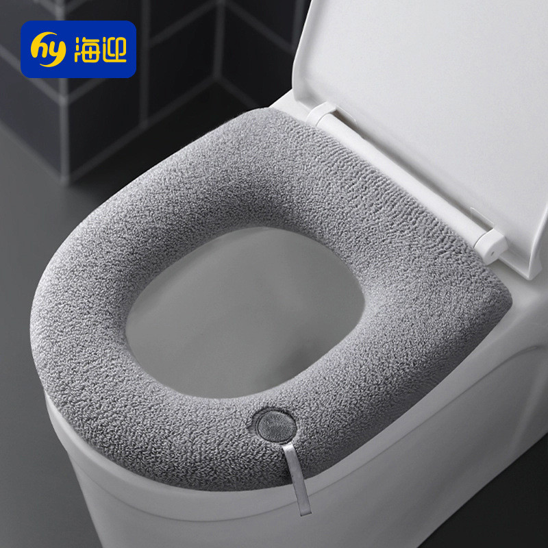 HAYAN HAYAN Thảm vệ sinh dày ấm áp Vỏ bồn cầu Vỏ bồn cầu đa năng Thảm vệ sinh gia đình Bao gồm tất c