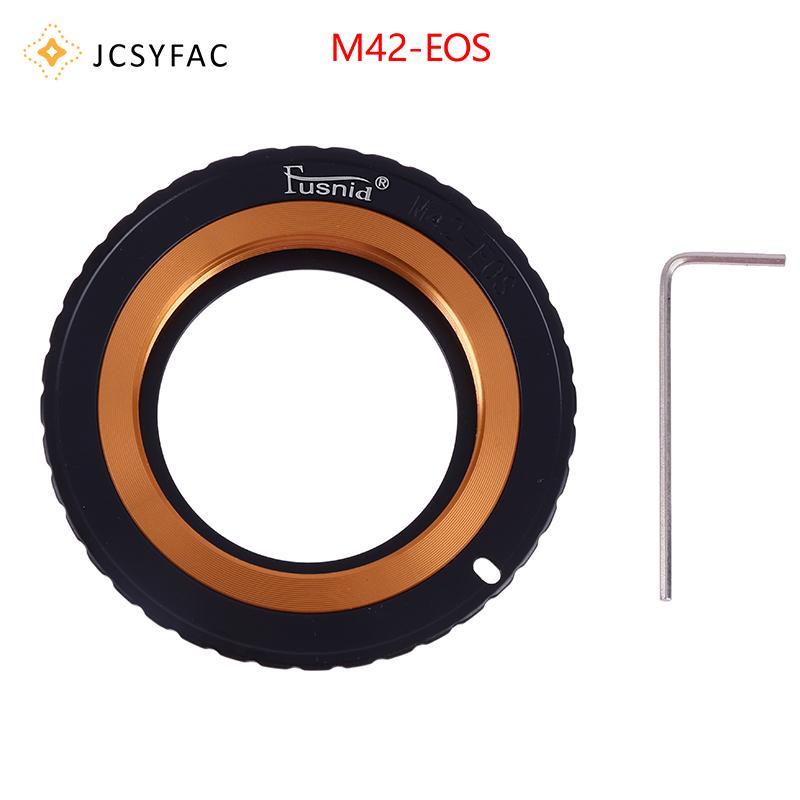 JCSYFAC M42 Ống Kính Sang Canon EOS EF Adapter Vòng Có Thể Điều Chỉnh Ống Kính M42 Cho Canon EOS SLR
