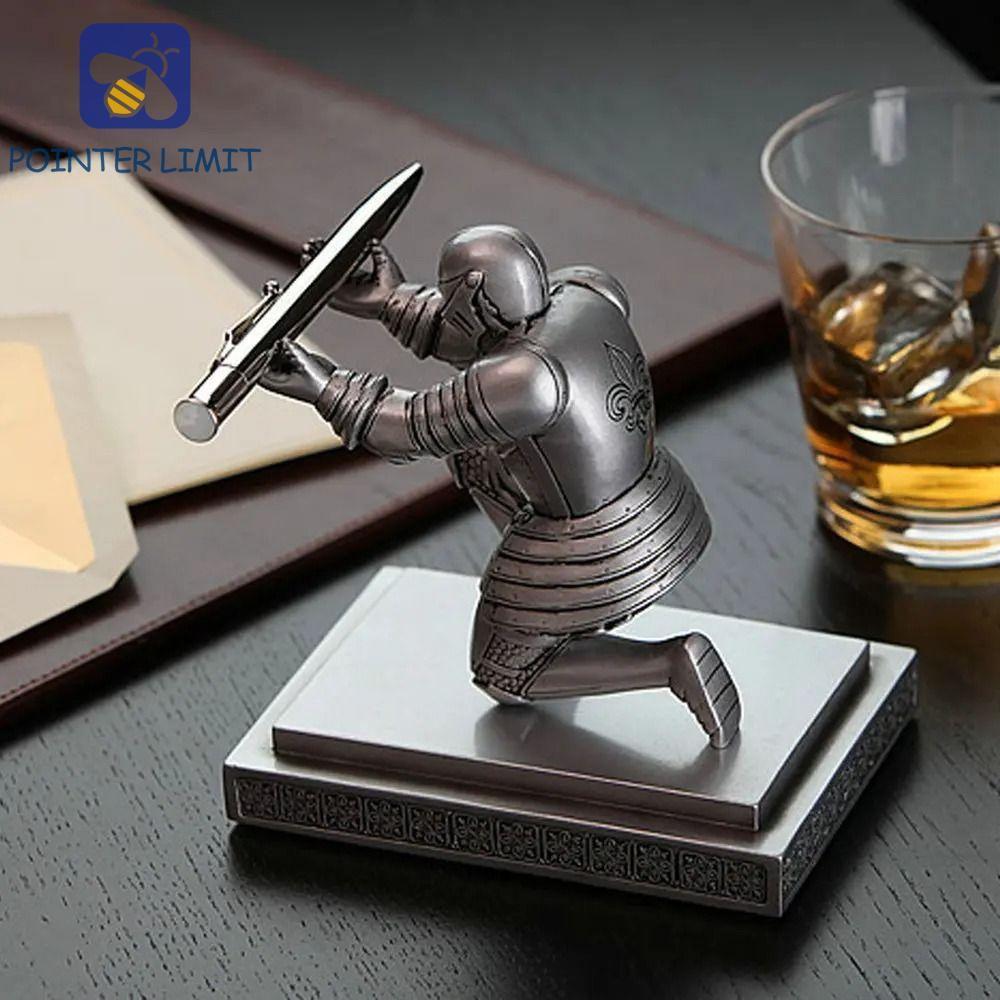 POINTER LIMIT Executive Knight Pen Holder, Armor Hero Executive Knight Armor Hero Hero Pen Holder, Q