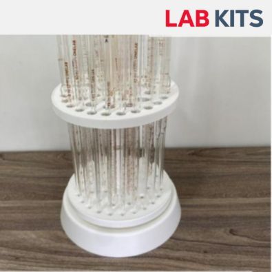 Giá đỡ pipet tròn 44 vị trí ONELAB, kệ nhựa cho pipet thẳng và pipet bầu., Laboratory use only
